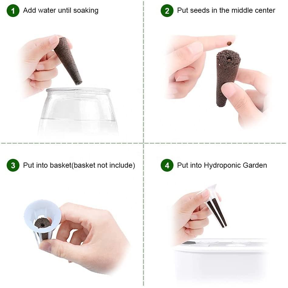 Pack Recharges "EasyGrow" (50 Éponges + Paniers) - Pour Smart Garden