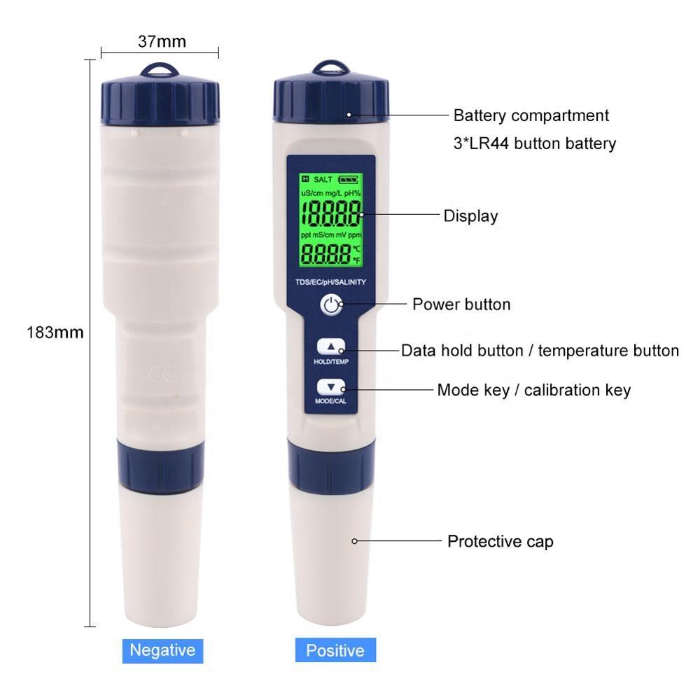 Testeur Digital 5-en-1 K2 - pH, TDS & Nutriments Expert