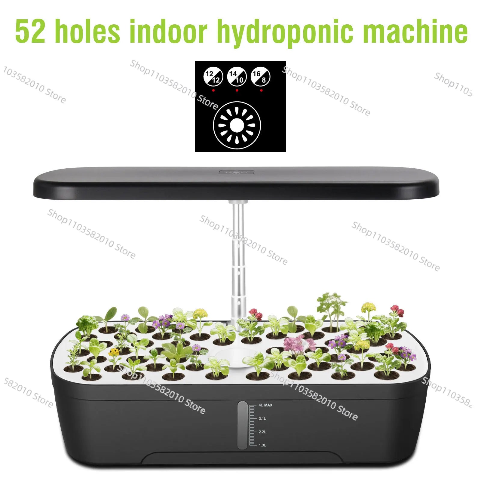 Hydroponischer Vertikalgarten – K2 Potager XL (52 Pflanzen)