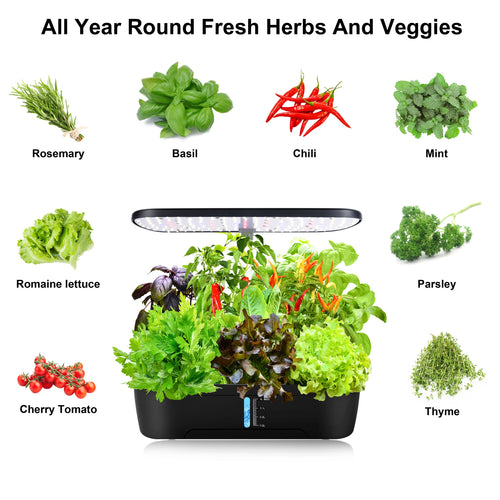 Jardin Hydroponique Intelligent - K2 Jardin 12 Pods - Détail et caractéristiques du produit