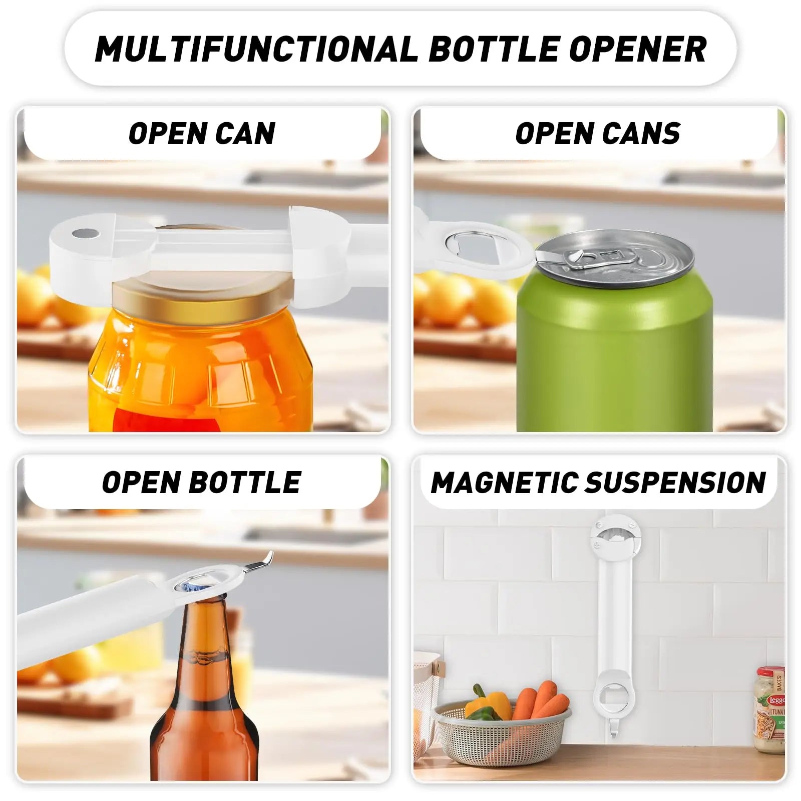 Retractable Magnetic Jar Opener - K2 EasyOpen