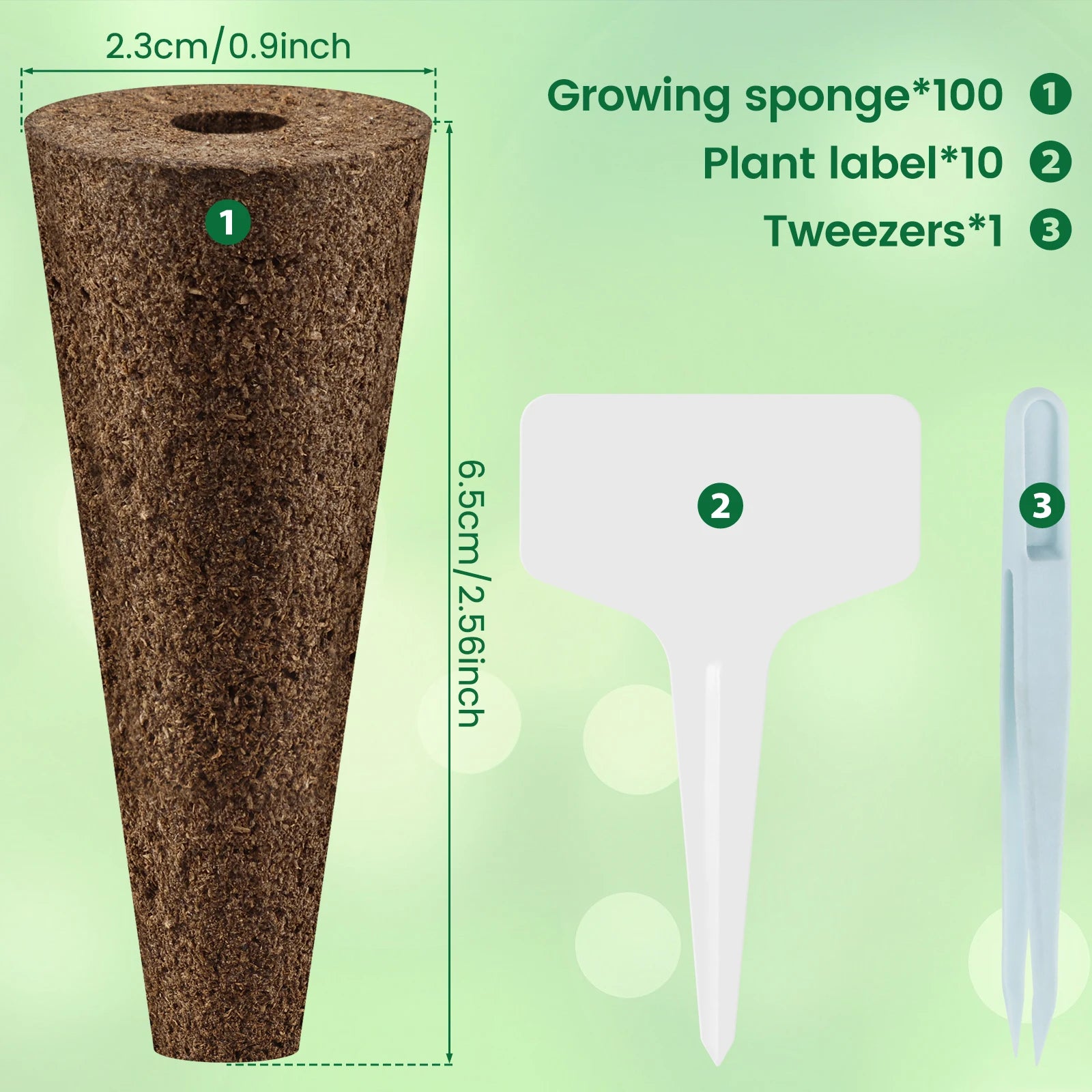 Produit K2 LifeTech - Kit de 100 Éponges de Croissance (K2 Recharges)