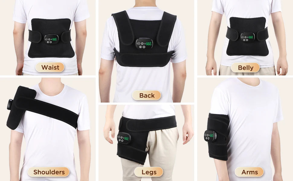 Produit K2 LifeTech - Ceinture de Massage Chauffante Infrarouge - K2 ThermoRelax