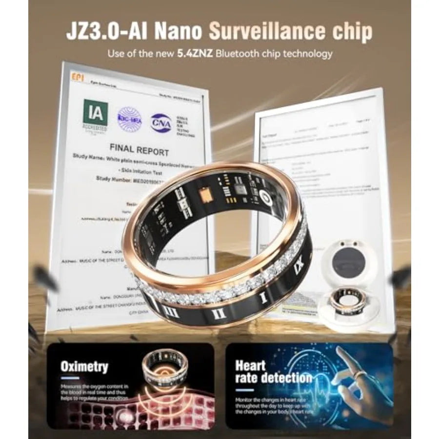 Bague Connectée Diamant - K2 Série Luxe