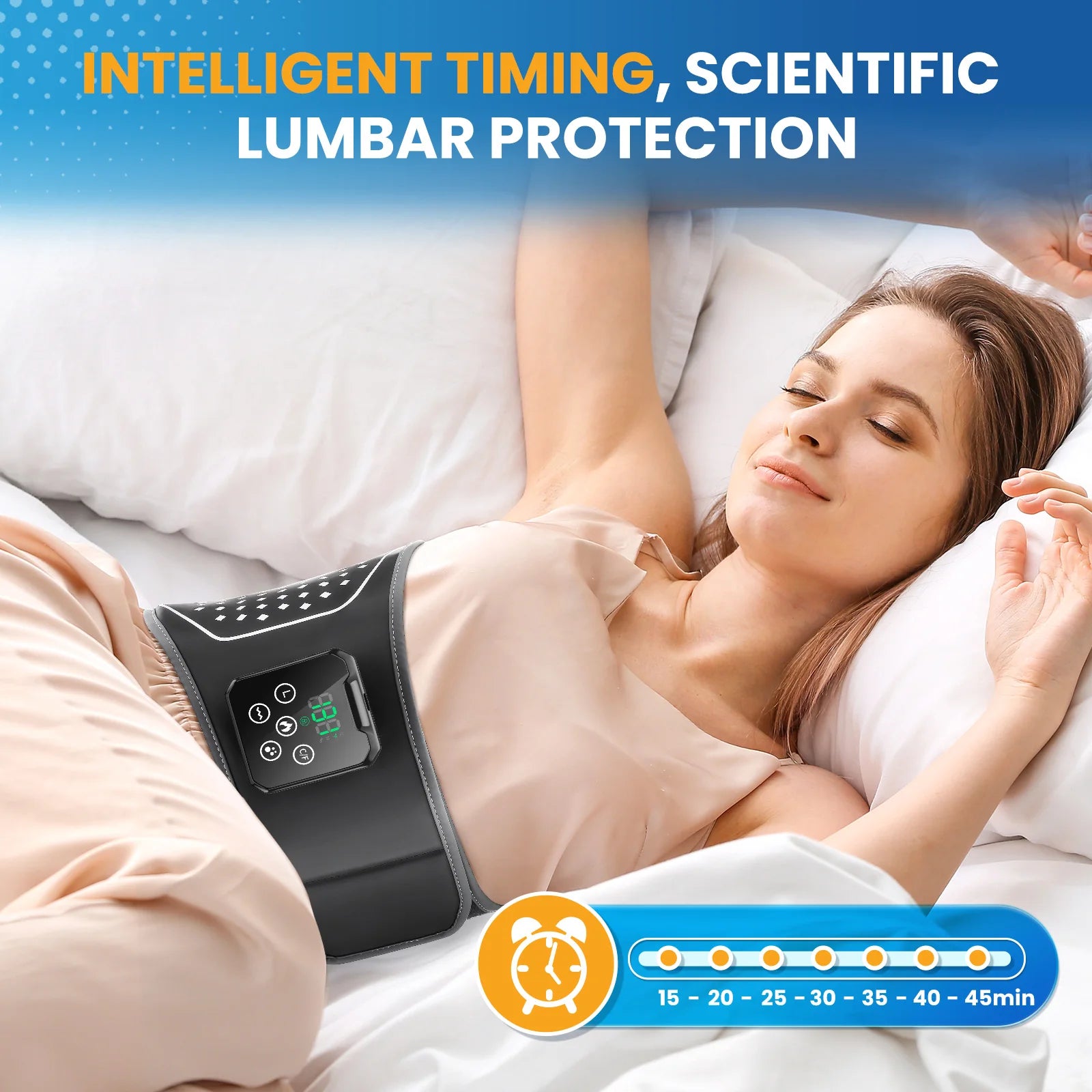Produit K2 LifeTech - Ceinture de Massage Chauffante Infrarouge - K2 ThermoRelax