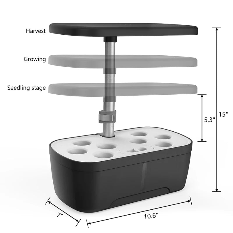 Produit K2 LifeTech - Mini Jardin de Bureau - K2 Série XS (6 plantes)