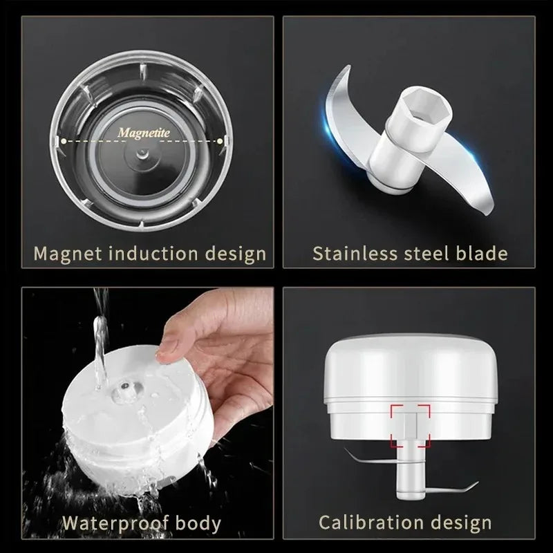 Produit K2 LifeTech - Mini Hachoir Herbes & Ail USB - K2 Pocket Grinder