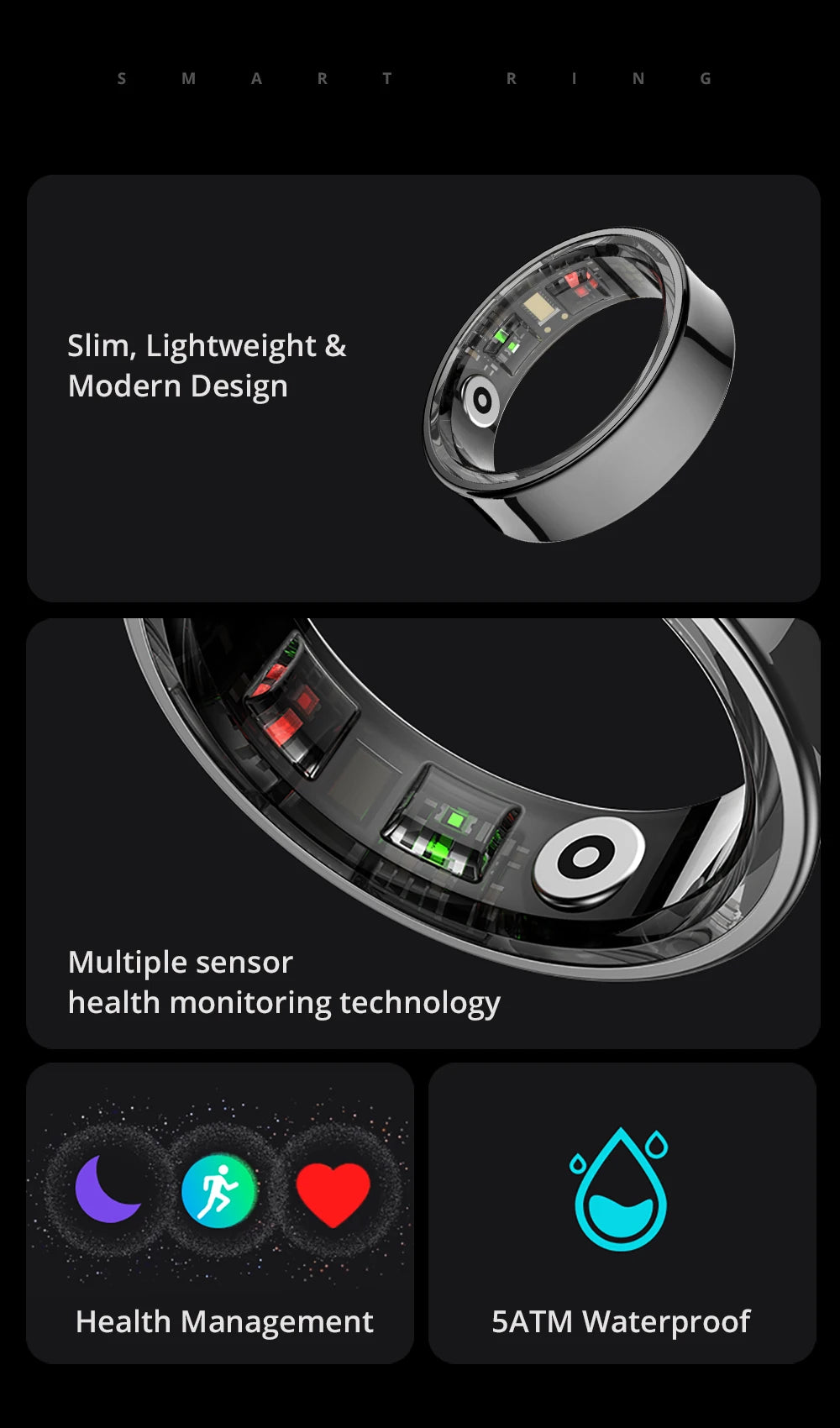Bague Connectée Sport COLMI - K2 Série S