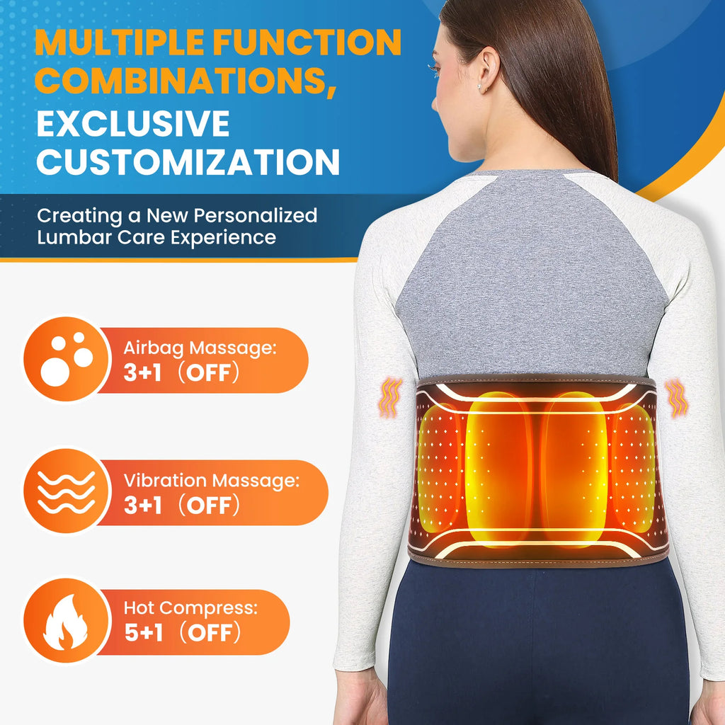 Produit K2 LifeTech - Ceinture de Massage Chauffante Infrarouge - K2 ThermoRelax